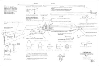 Plan drawing,
full size line art,,
U. S. Model 1803 Harper's Ferry Rifle